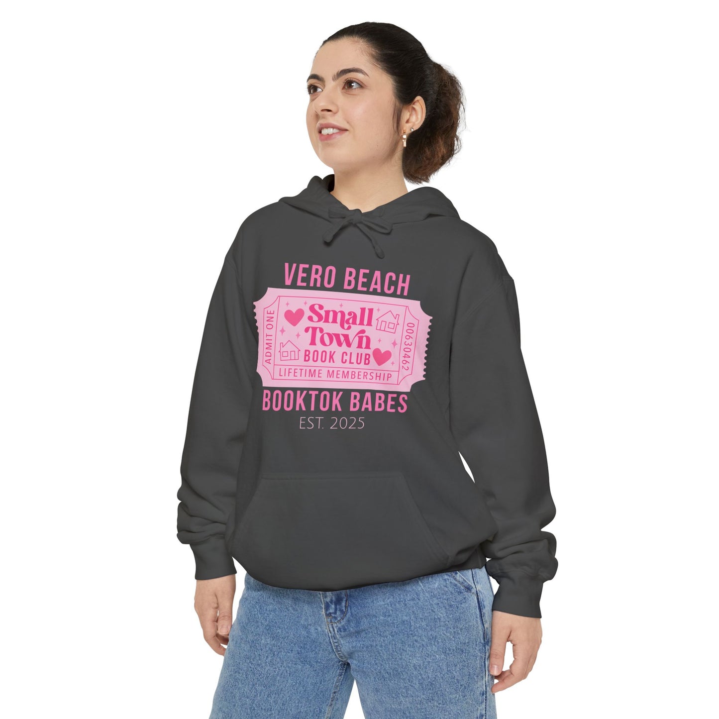 VBBB Small Town Book Club - Hoodie - Pink