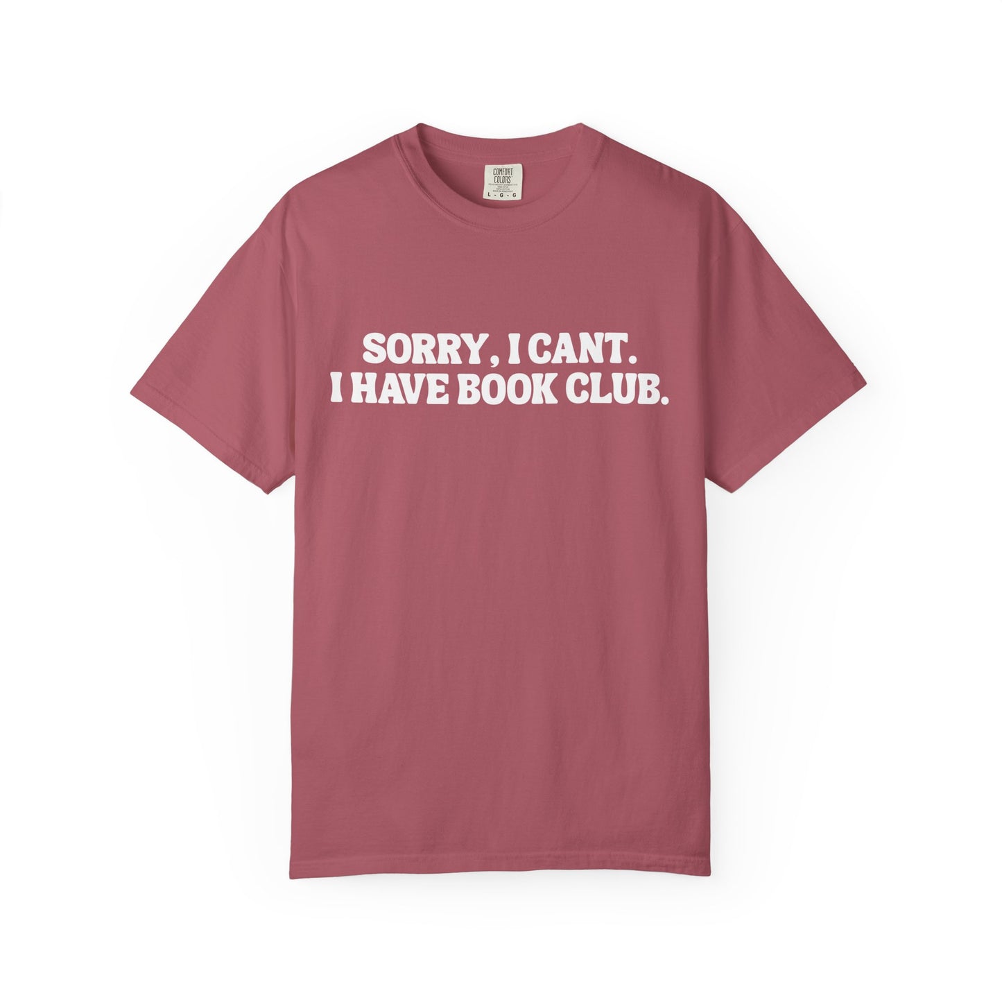 VBBB - Sorry, I can’t. I have book club.