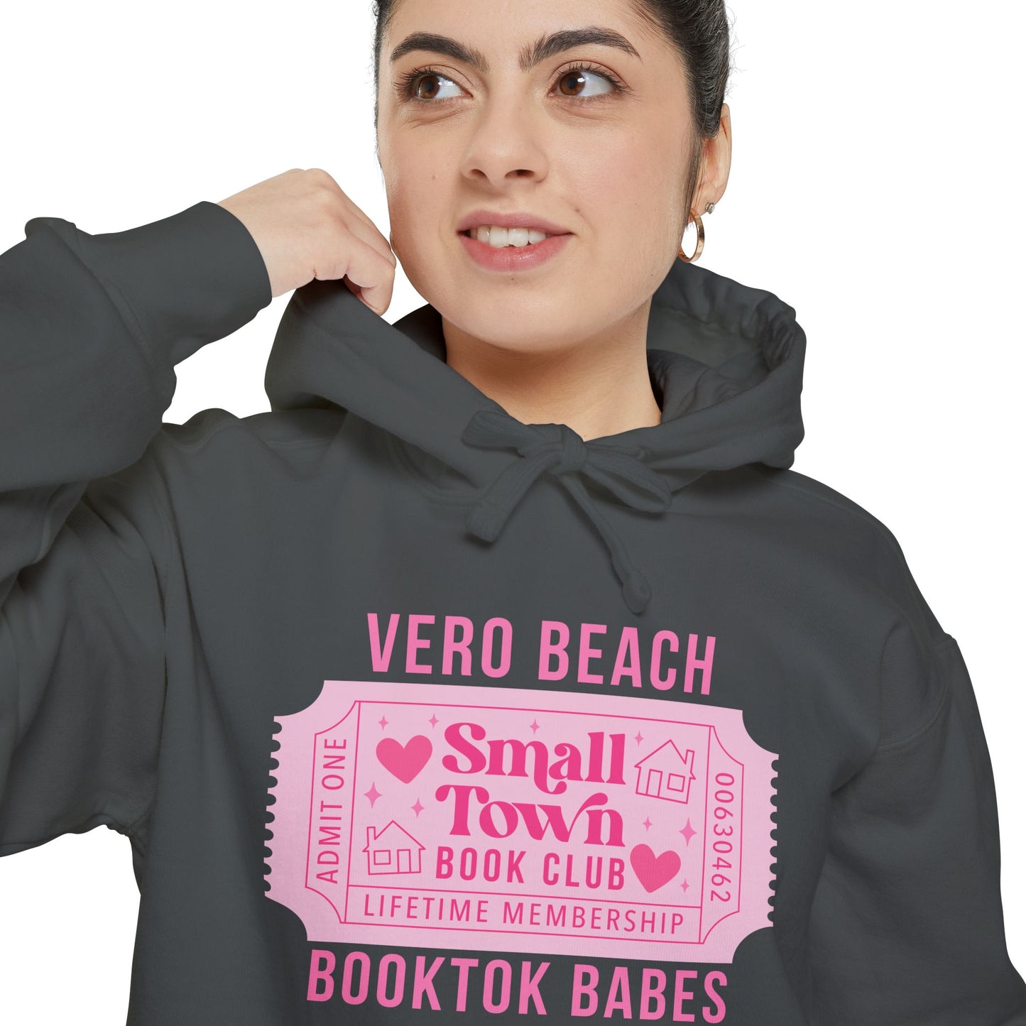 VBBB Small Town Book Club - Hoodie - Pink