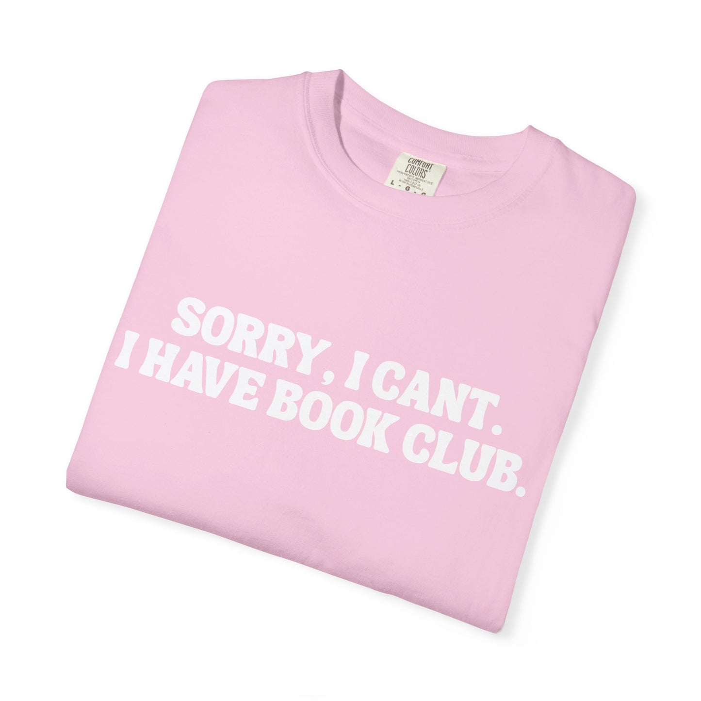 VBBB - Sorry, I can’t. I have book club.