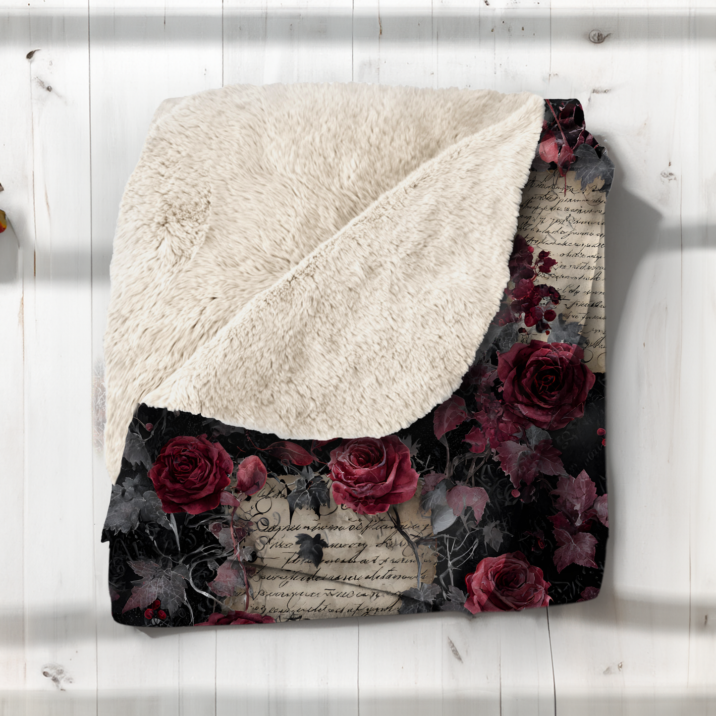 Thorny Escapes Sherpa Blanket, Fangs & Fiction Event Exclusive