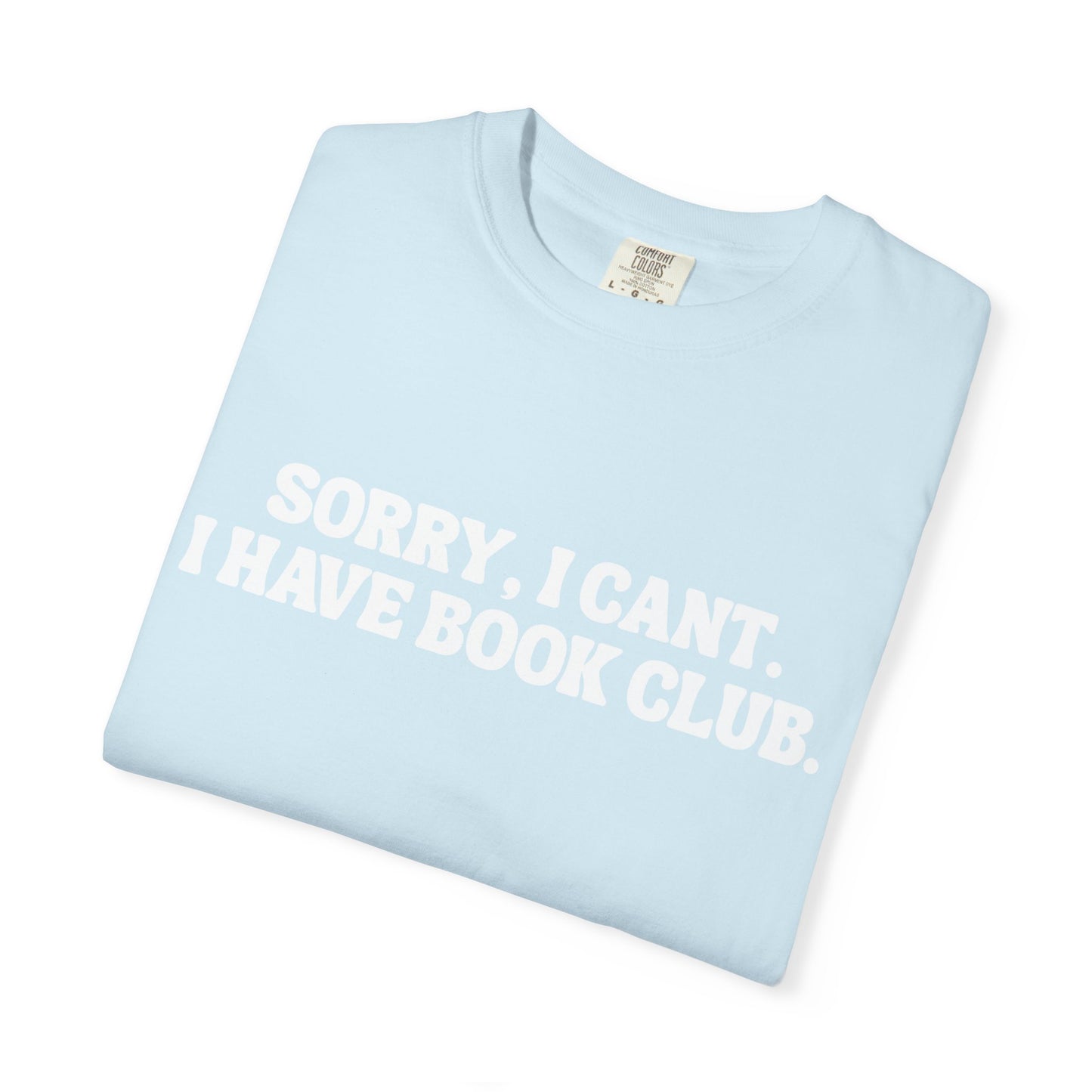 VBBB - Sorry, I can’t. I have book club.