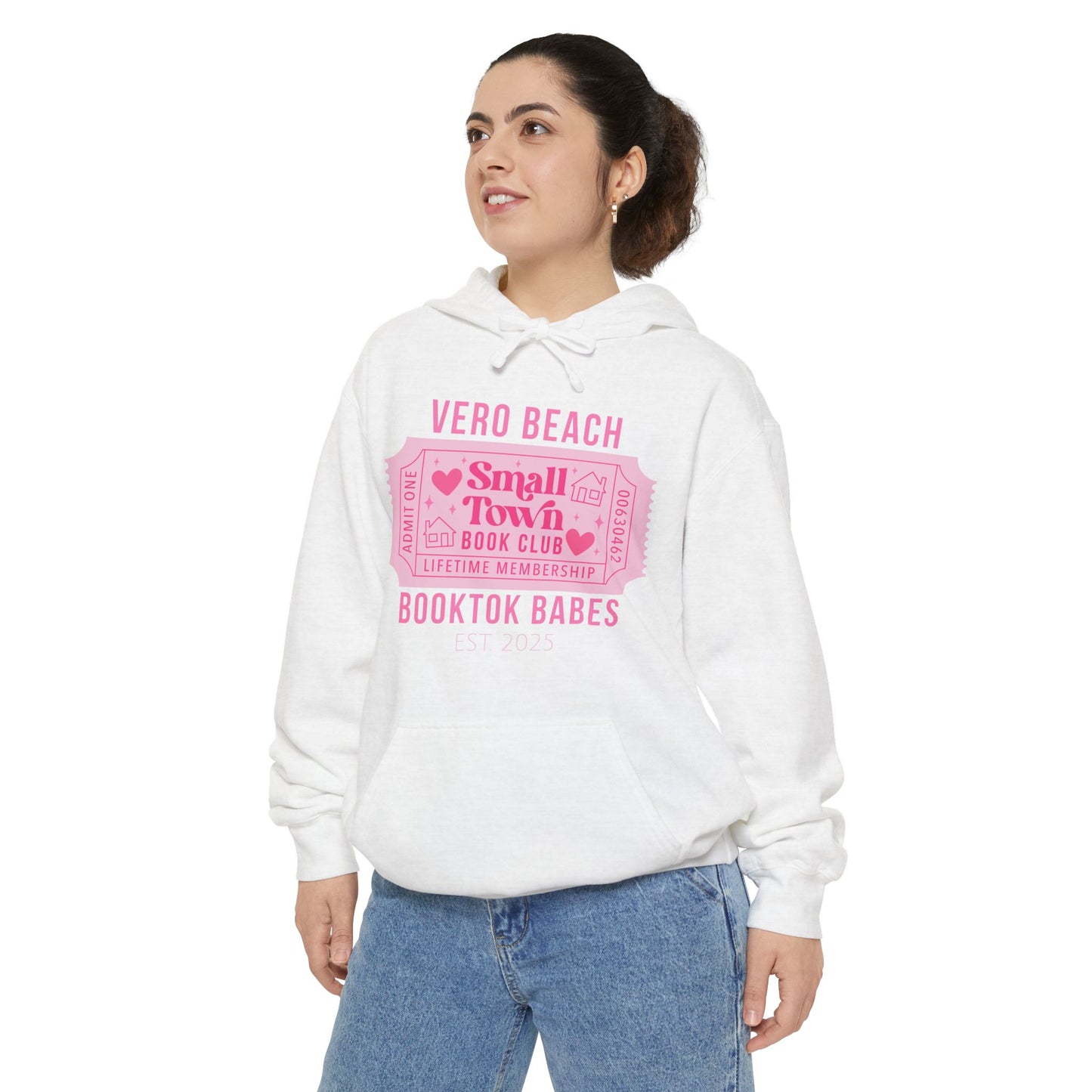 VBBB Small Town Book Club - Hoodie - Pink