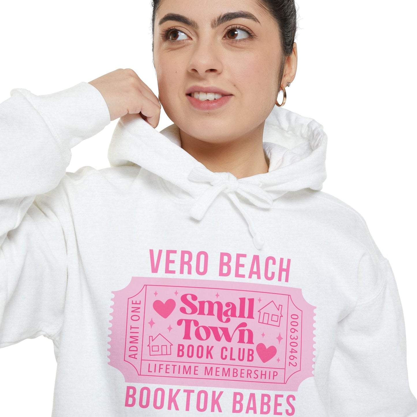 VBBB Small Town Book Club - Hoodie - Pink