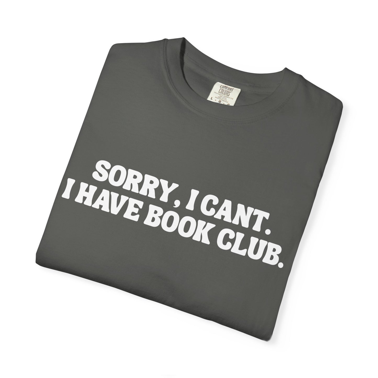 VBBB - Sorry, I can’t. I have book club.