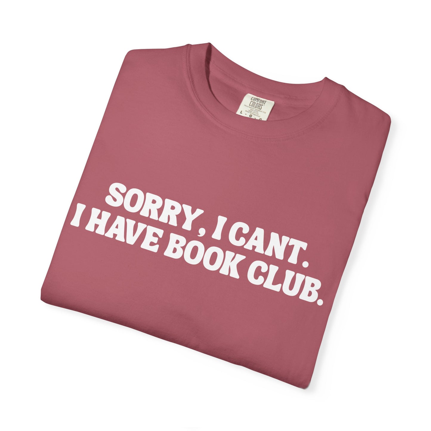 VBBB - Sorry, I can’t. I have book club.