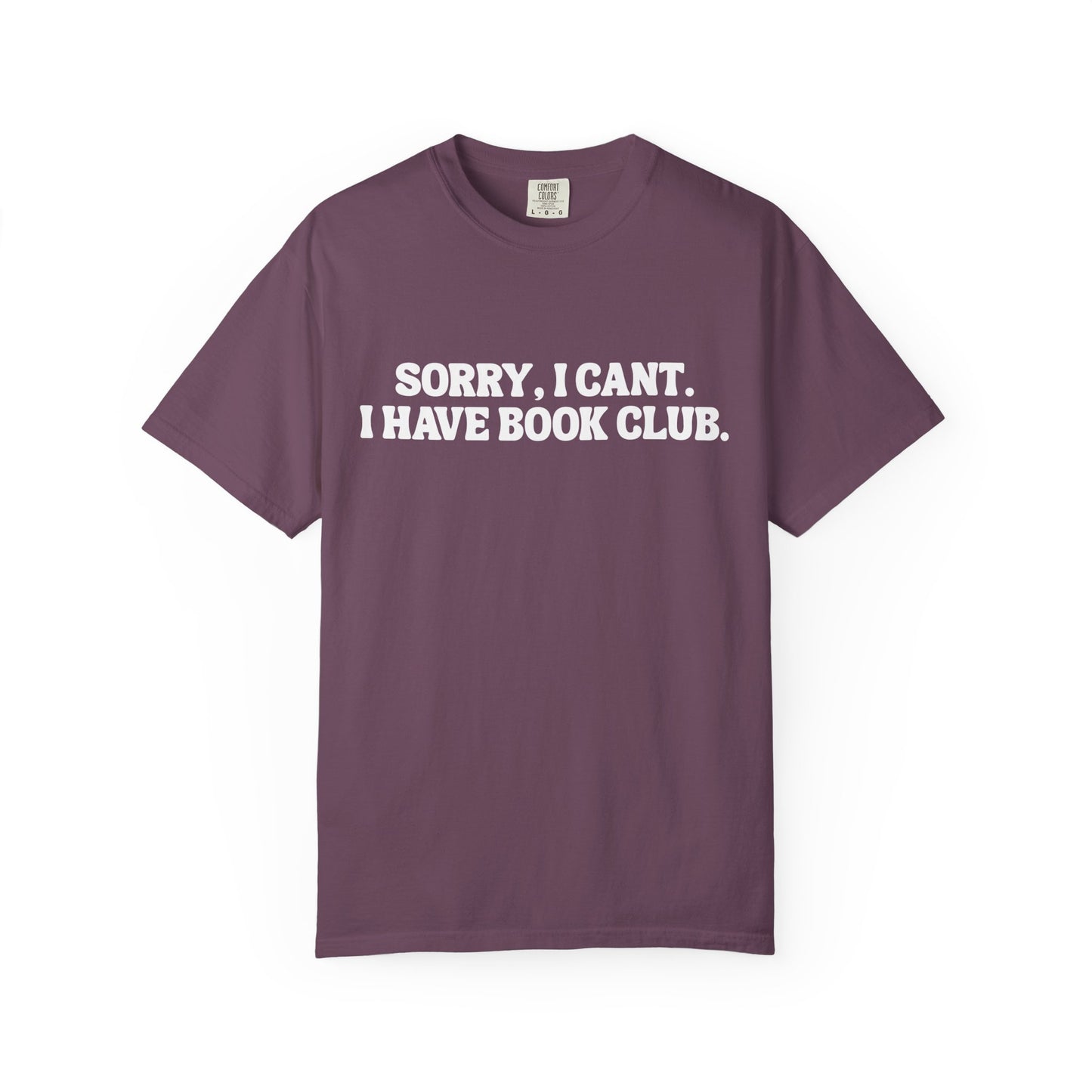 VBBB - Sorry, I can’t. I have book club.