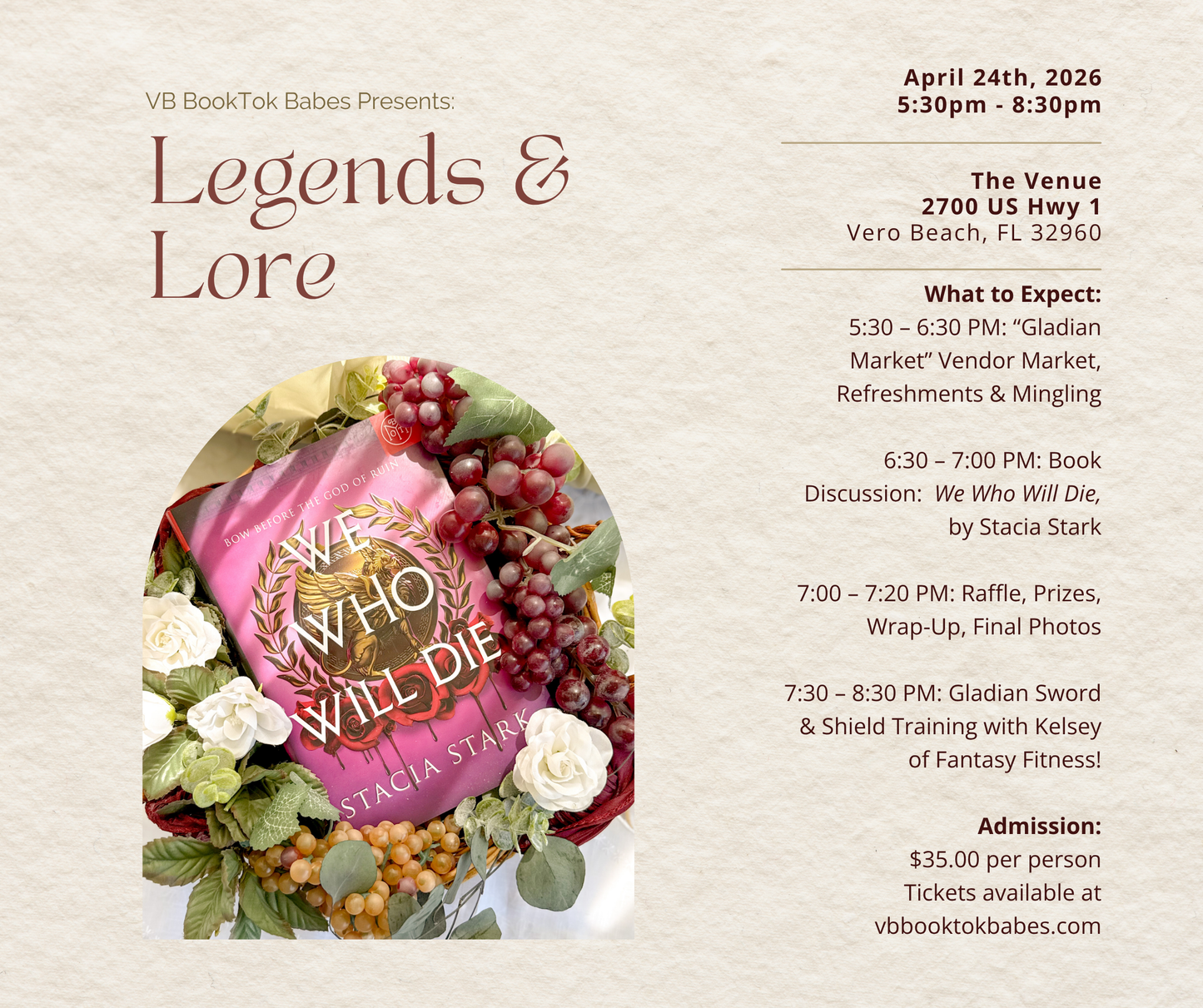 Legends and Lore - April BookTok Social